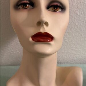 Rene of Paris Mannequin Head Display Wig Stand Makeup Glossy Lips Vintage